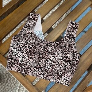 VS Leopard Print Wireless Bra, XS, NWT